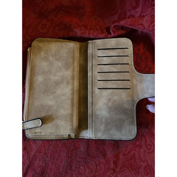 Women Forever Soft Suede? Wallet Long Clutch Card Holder Pouch Best Gift - Picture 4 of 7